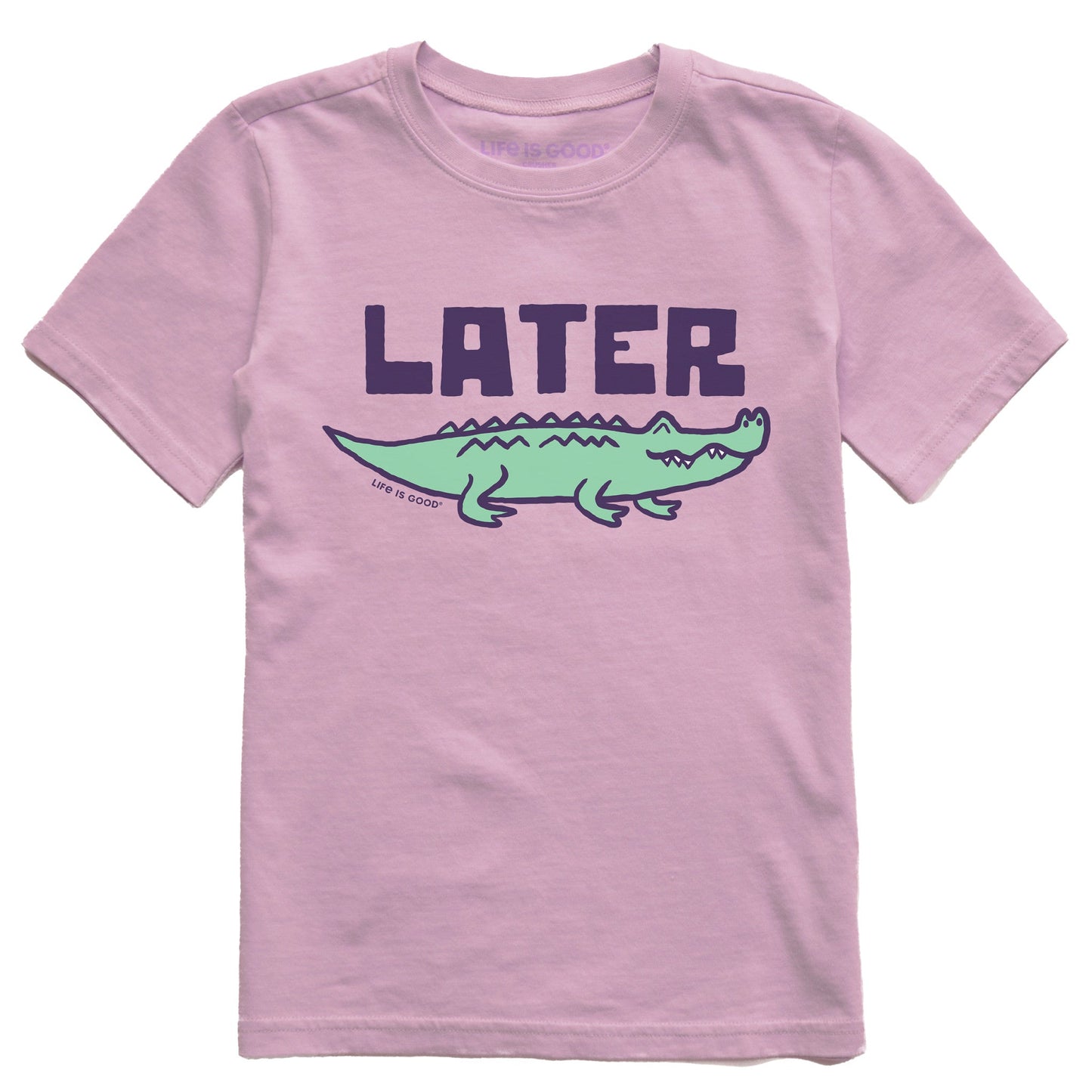 Kids Later Gator Short Sleeve Crusher Tee