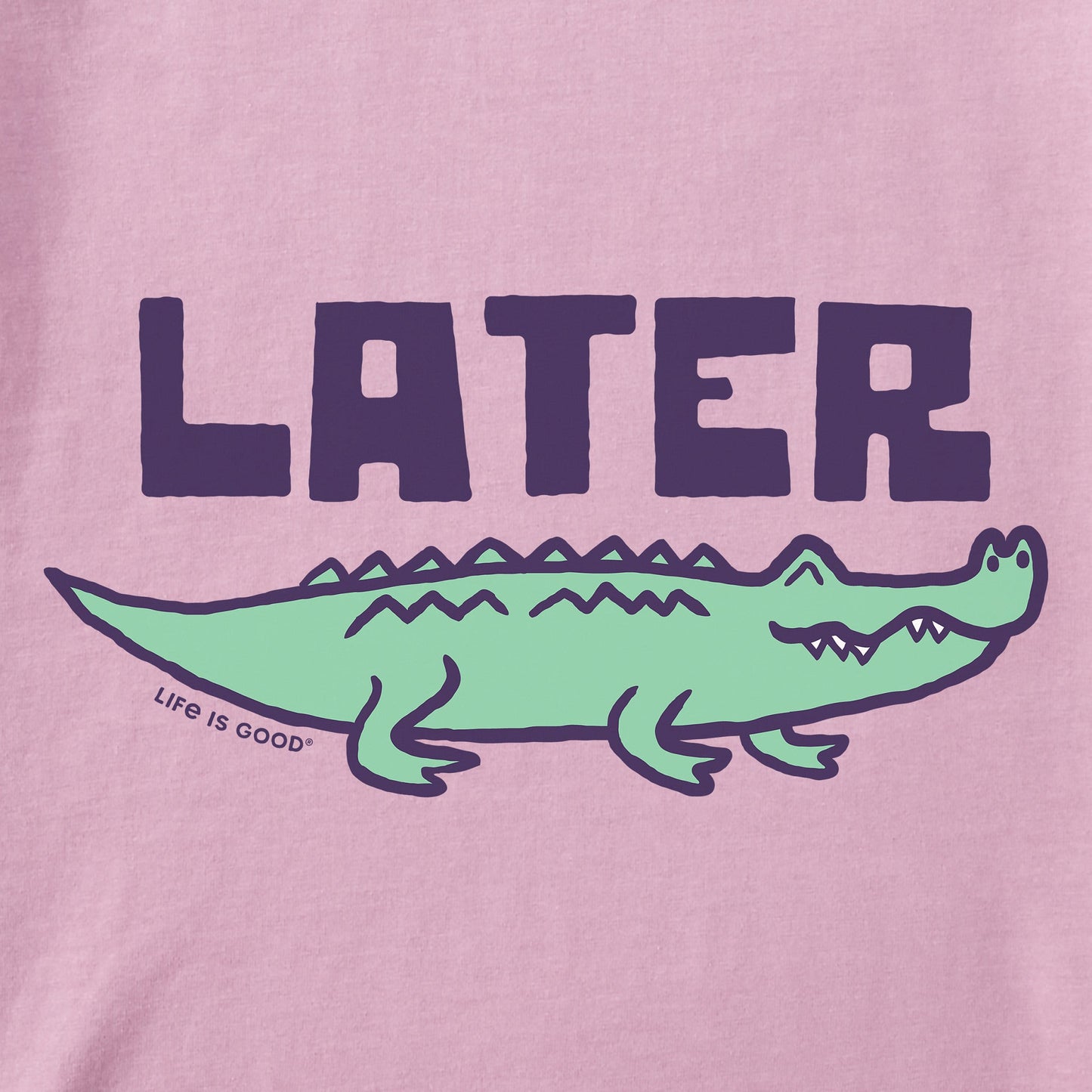 Kids Later Gator Short Sleeve Crusher Tee