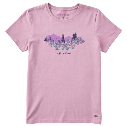 Women's Flower Garden Short Sleeve Crusher Tee