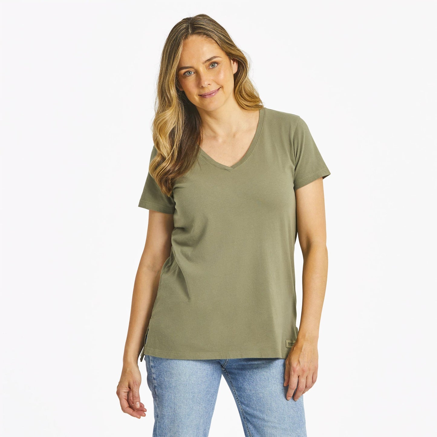 Women's Solid Crusher-LITE Vee Tunic