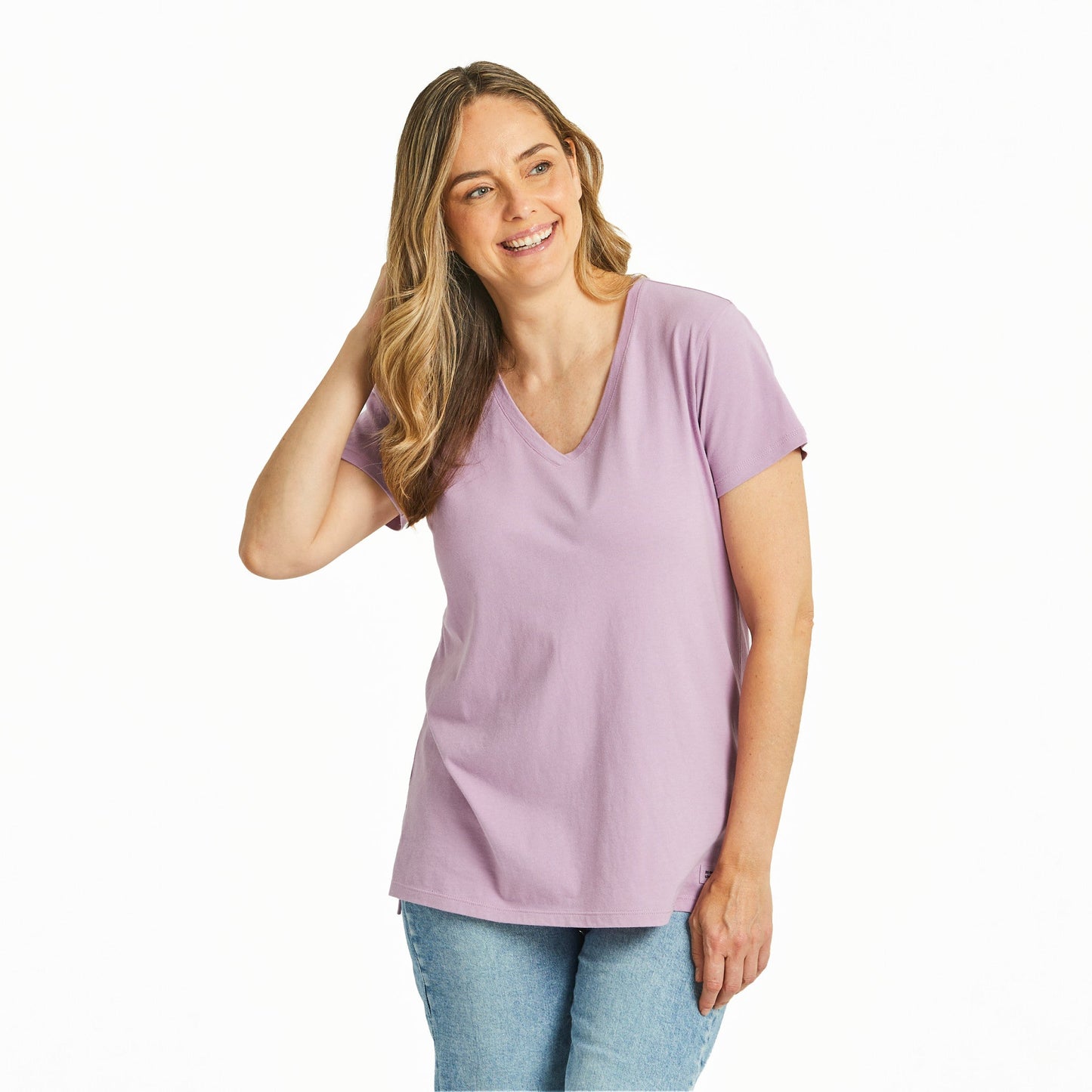 Women's Solid Crusher-LITE Vee Tunic