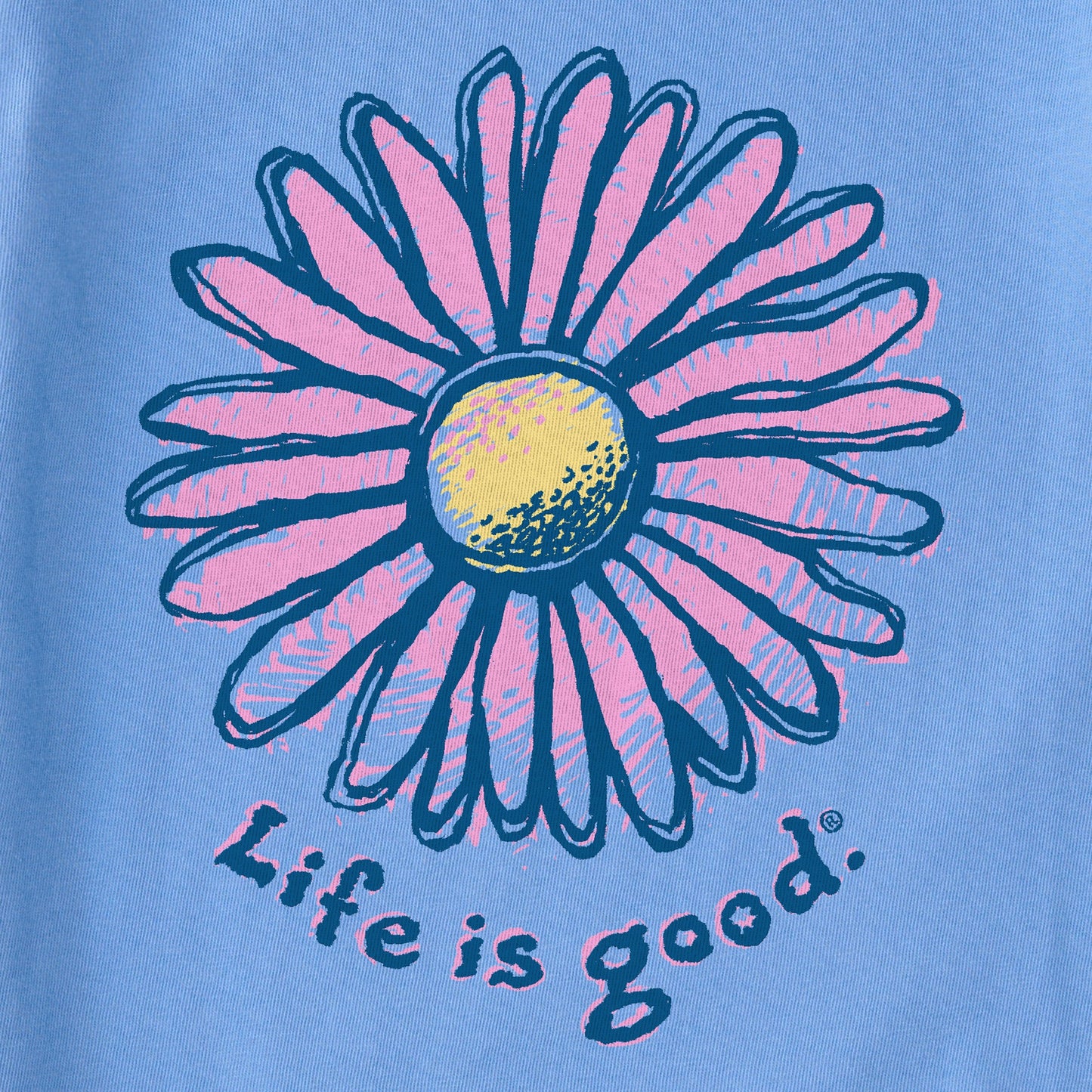 Women's Wild Daisy Short Sleeve Crusher Vee