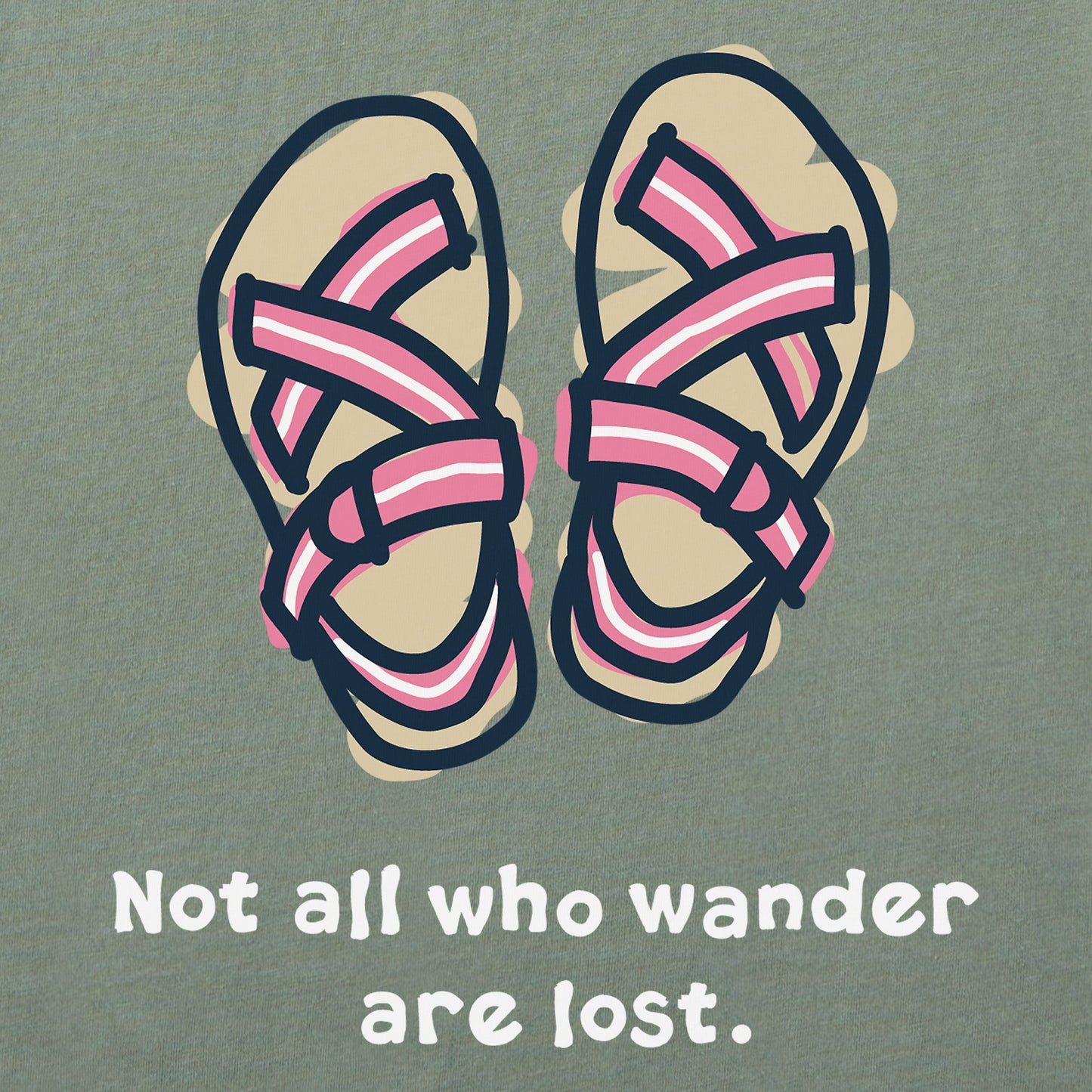 Women's Sporty Sandals Short Sleeve Tee