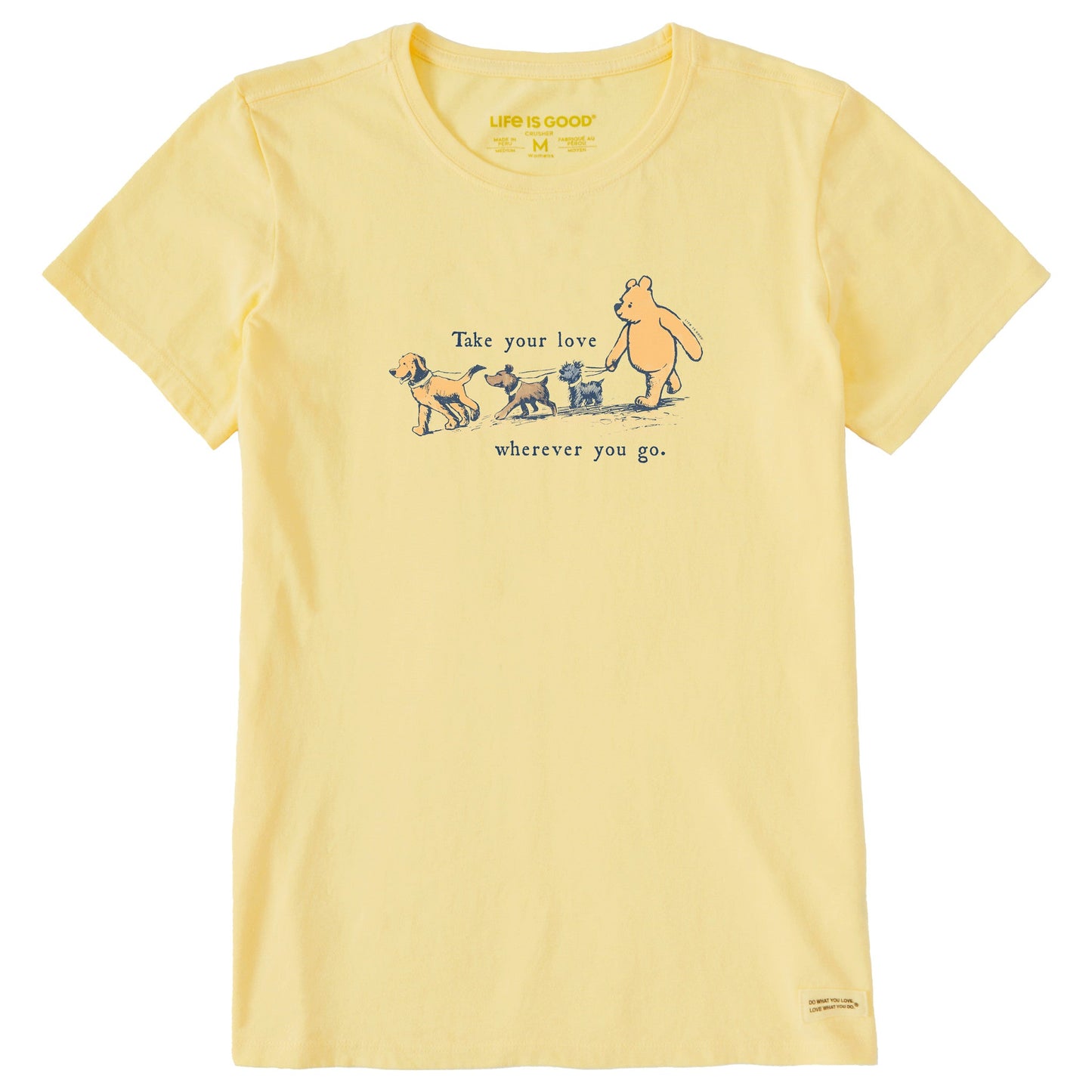 Women's Take Your Love Winnie Short Sleeve Crusher Tee