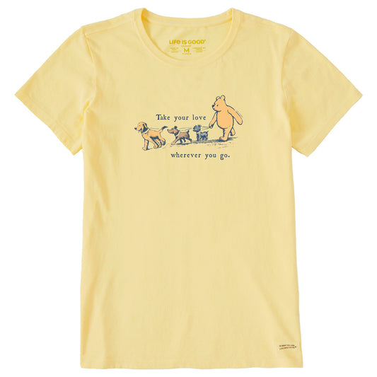 Women's Take Your Love Winnie Short Sleeve Crusher Tee