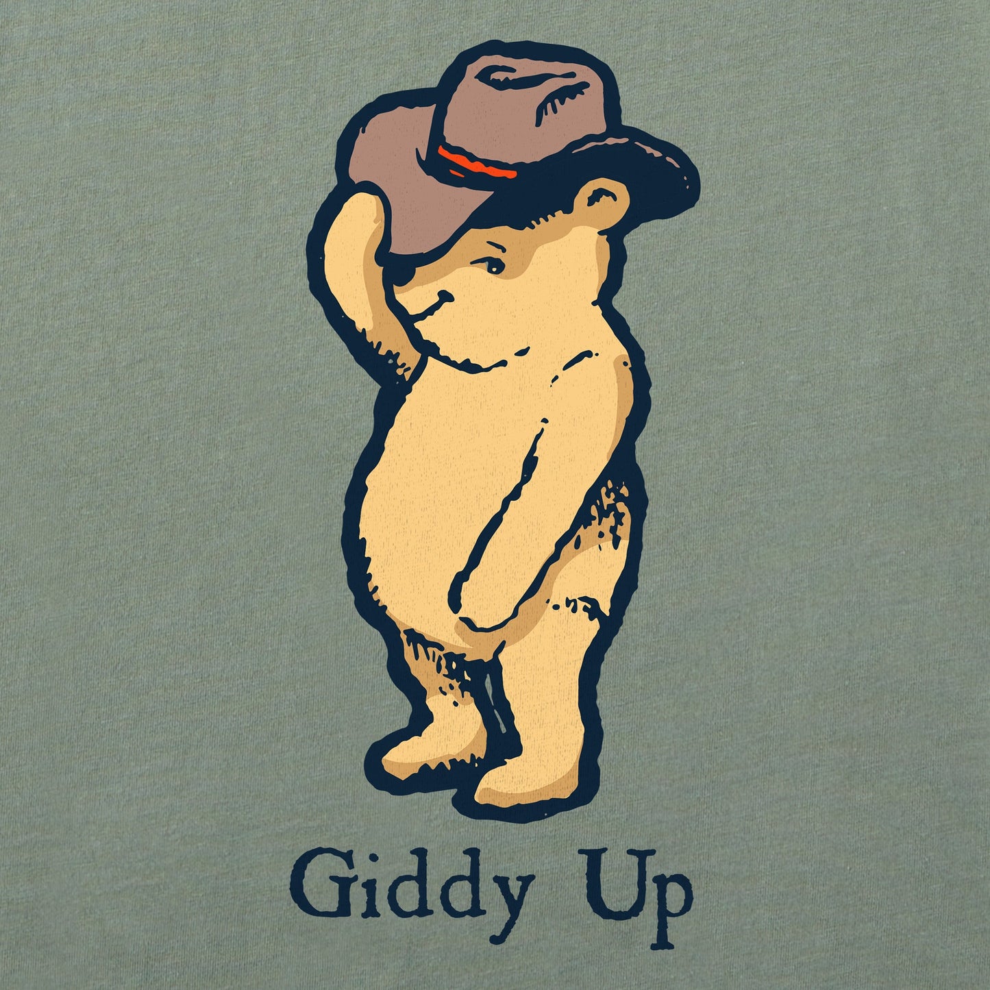 Women's Giddy Up Winnie Short Sleeve Crusher Tee
