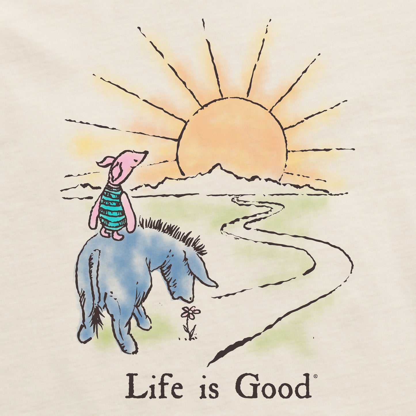 Women's E & P Sunset Ride Short Sleeve Crusher Tee