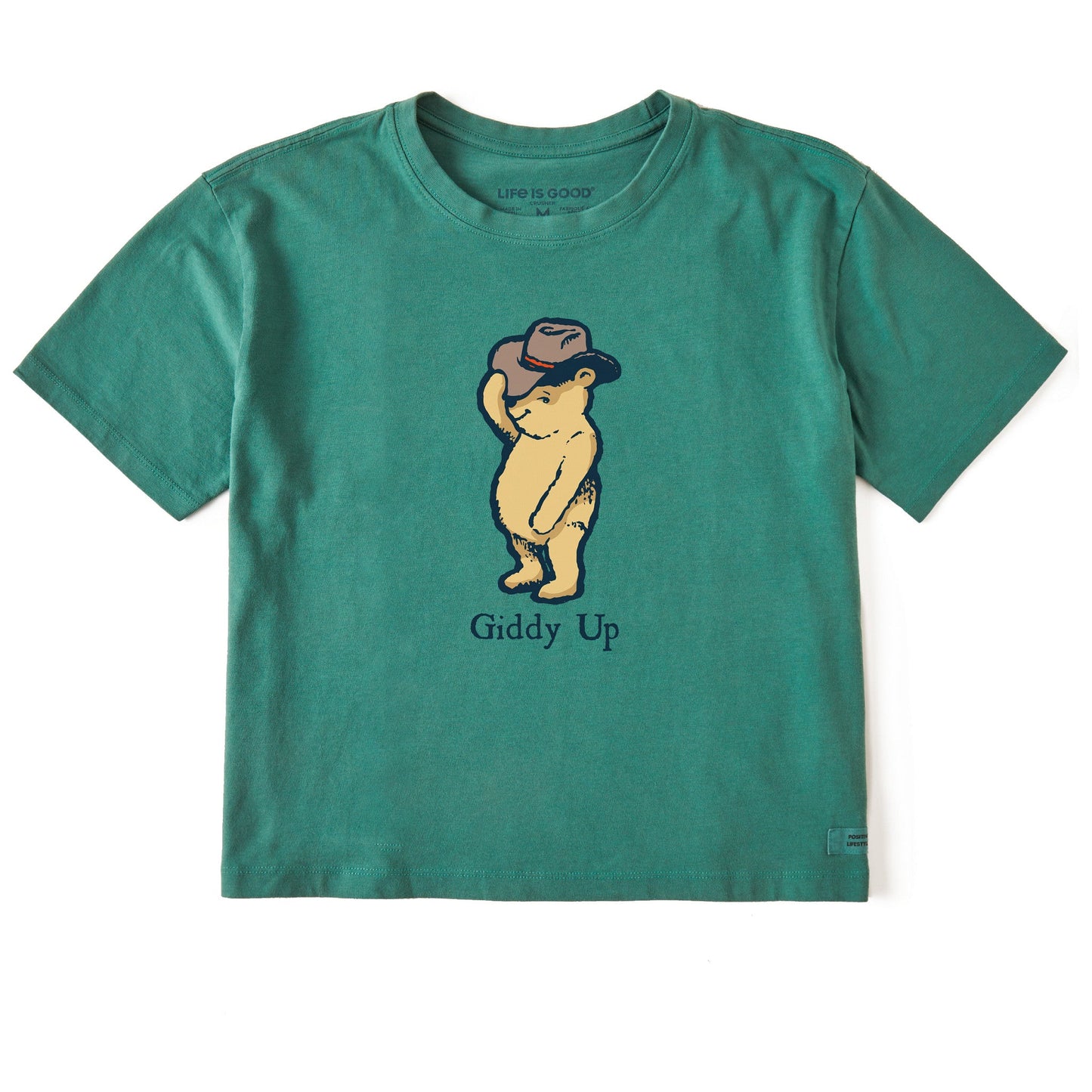 Women's Giddy Up Winnie Short Sleeve Crusher Boxy Tee