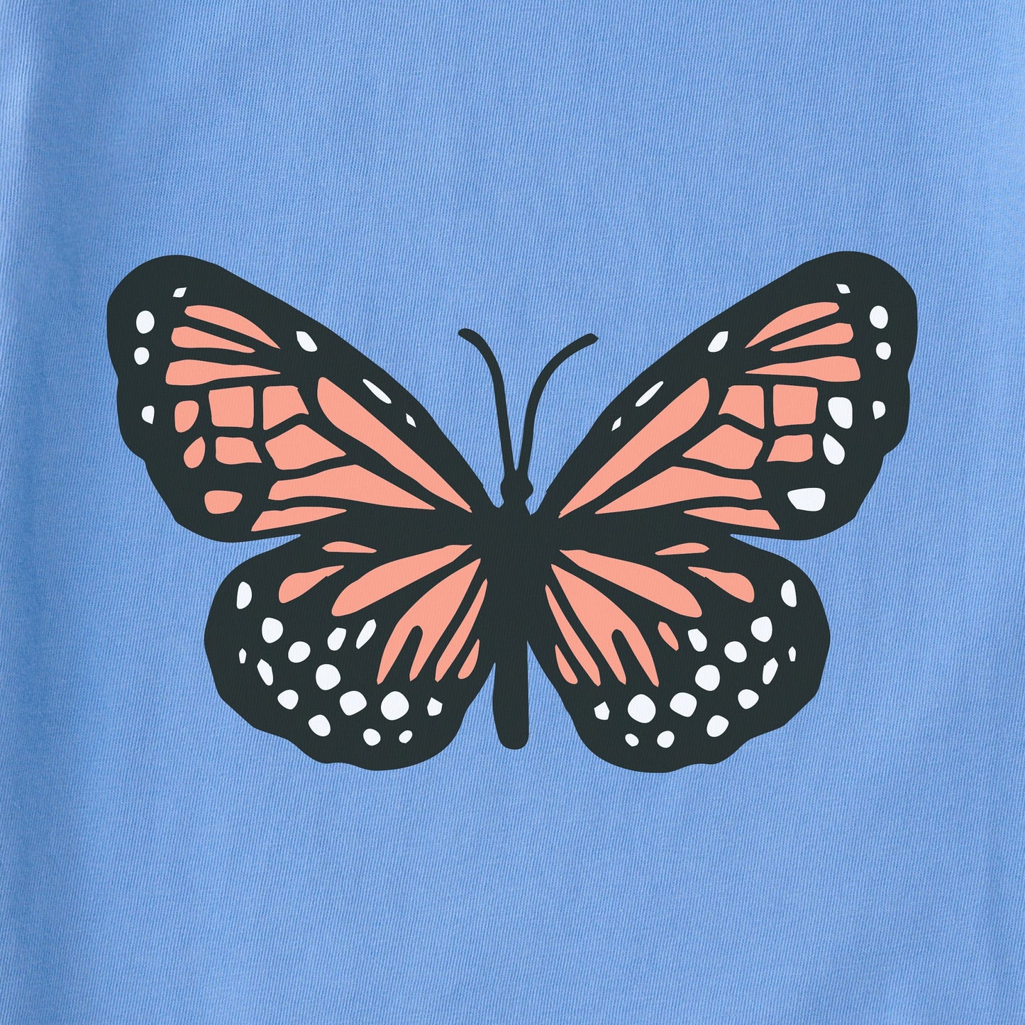 Women's Clean Butterfly Long Sleeve Crusher Boxy Tee