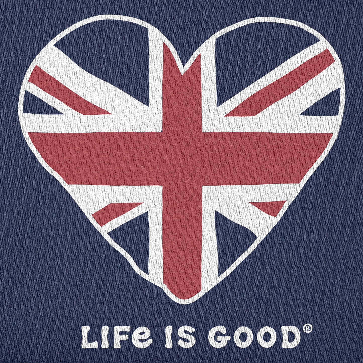 Women's British Heart Short Sleeve Vee