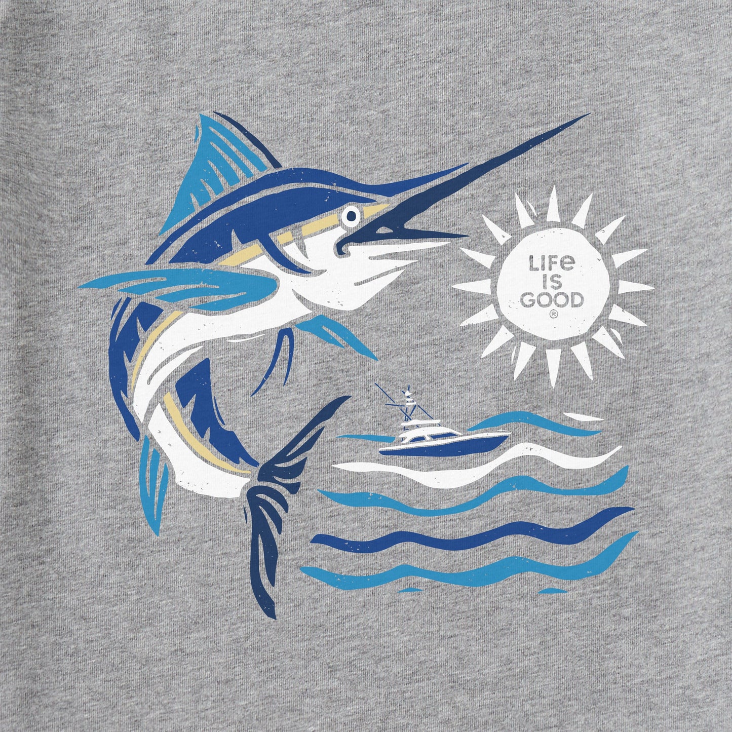 Men's Woodcut Marlin Short Sleeve Tee