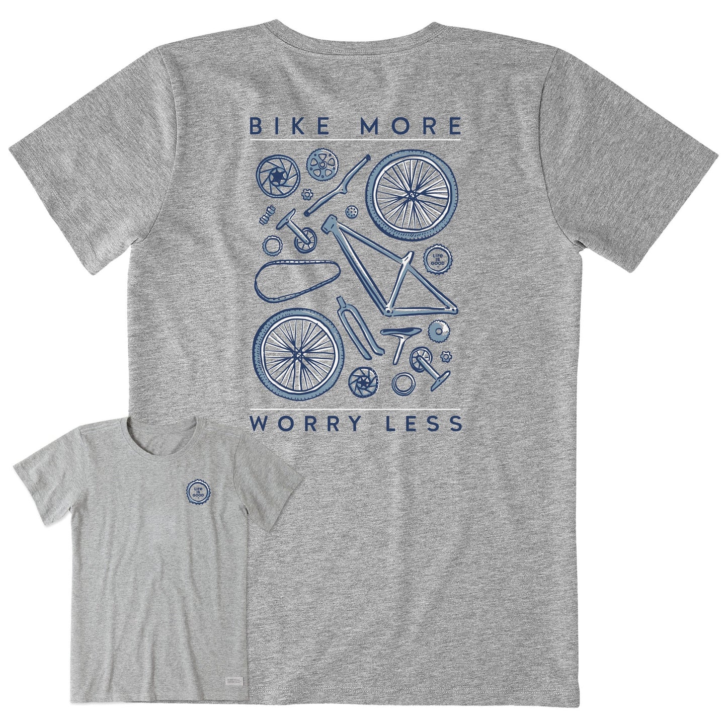 Women's Bike More Worry Less Short Sleeve Tee