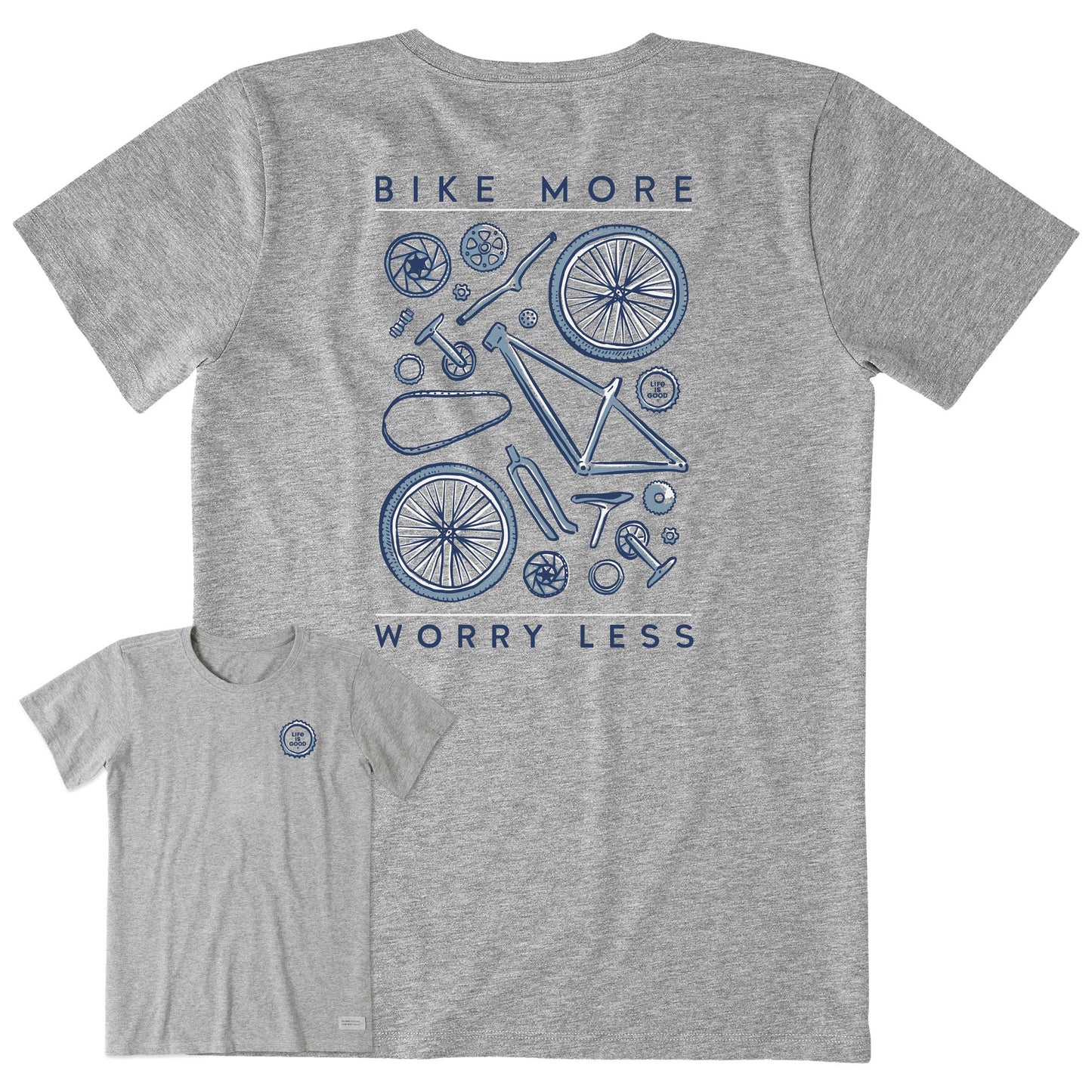 Women's Bike More Worry Less Short Sleeve Tee