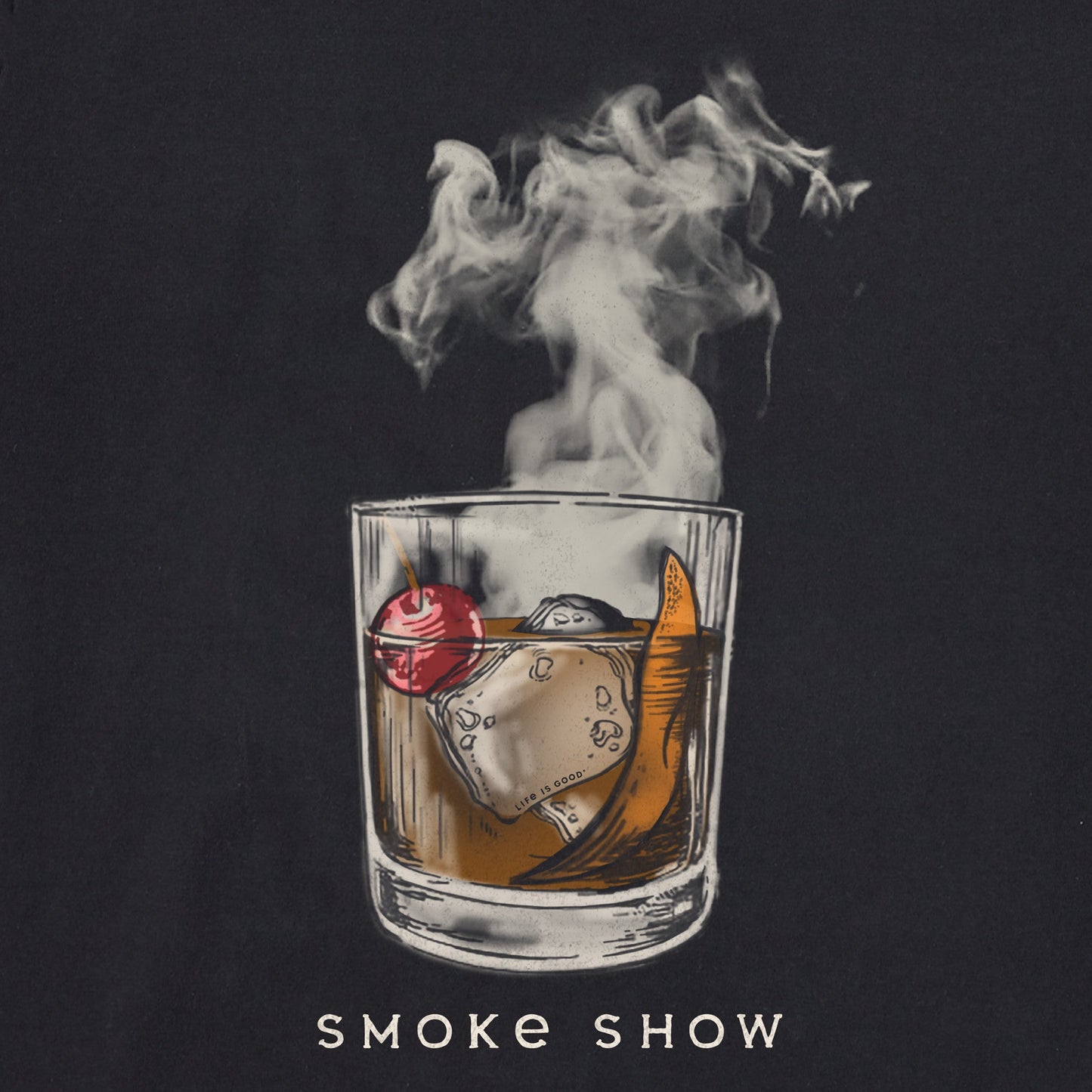 Men's Smoke Old Fashioned Short Sleeve Tee