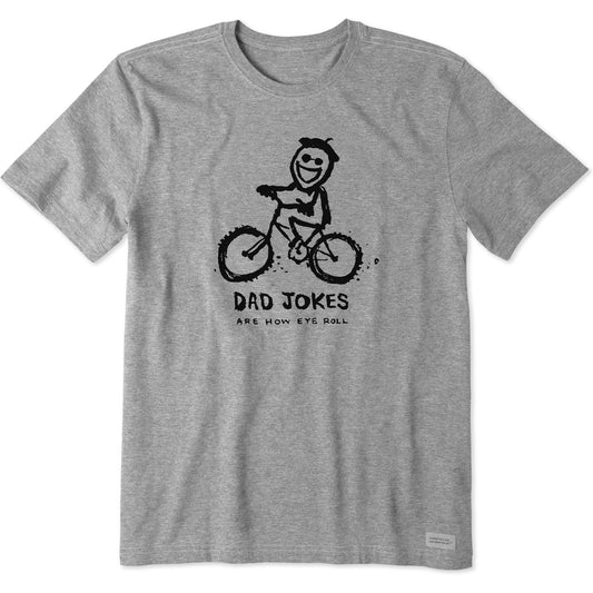 Men's Dad Jokes are how Eye Roll Bike Short Sleeve Tee