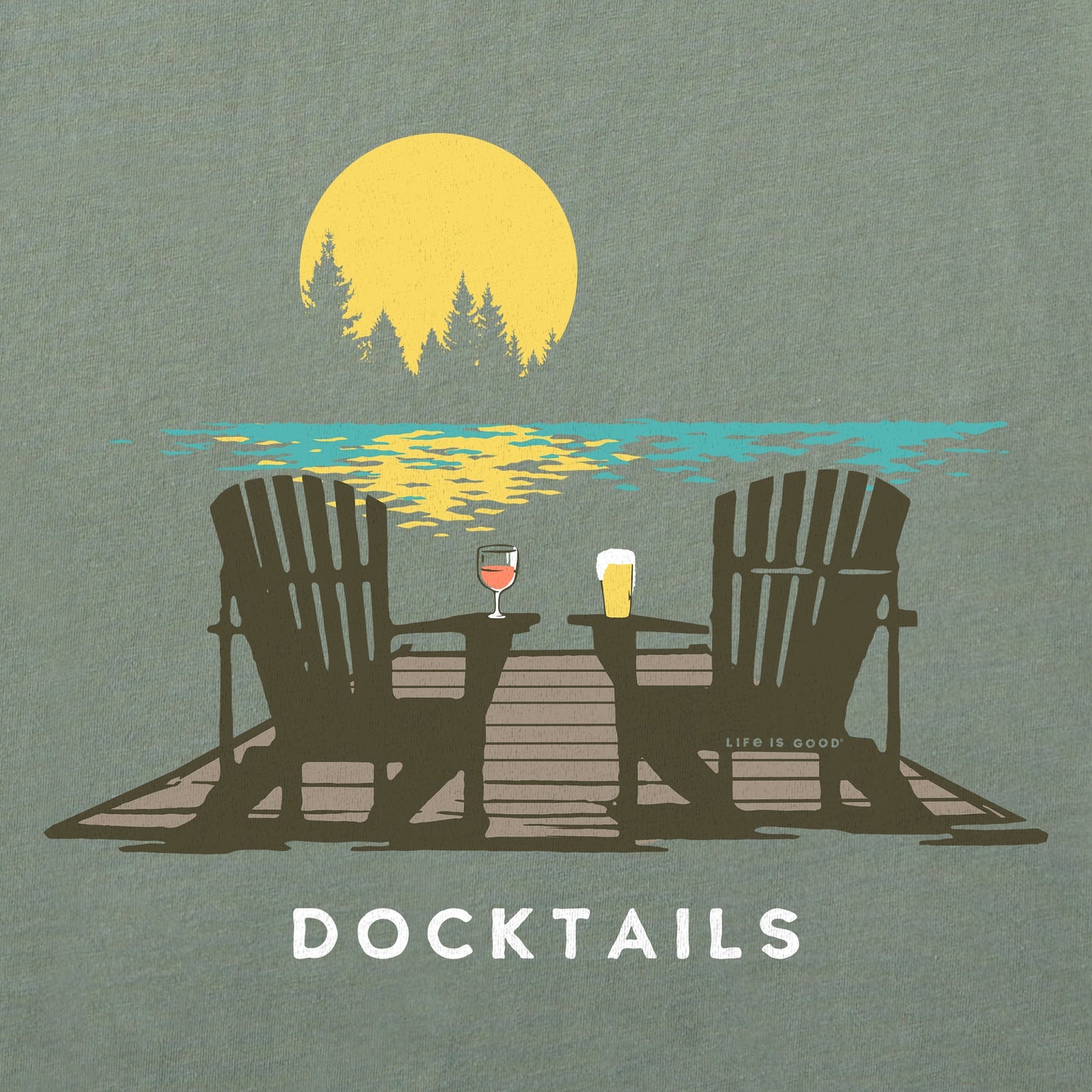 Men's Docktails Adirondacks Short Sleeve Tee