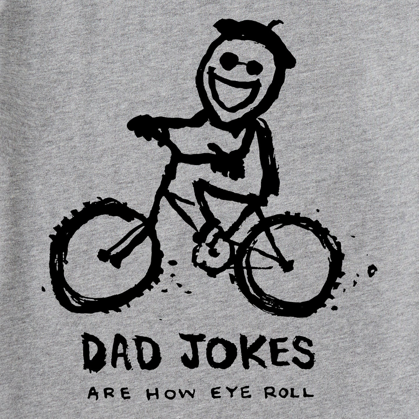 Men's Dad Jokes are how Eye Roll Bike Short Sleeve Tee