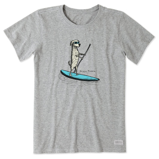 Women's Doggy Paddle Dog Short Sleeve Tee