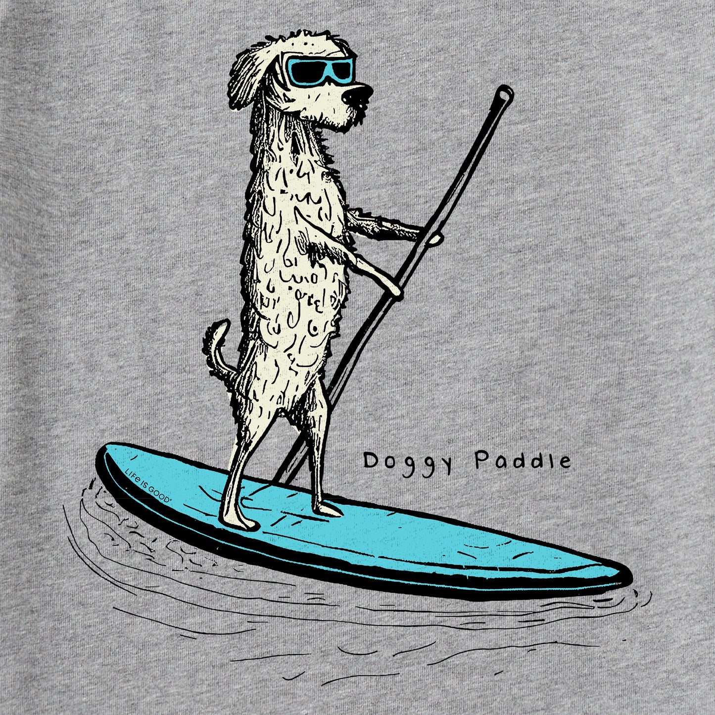 Women's Doggy Paddle Dog Short Sleeve Tee