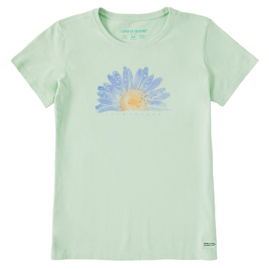 Women's Watercolor Daisy Short Sleeve Tee