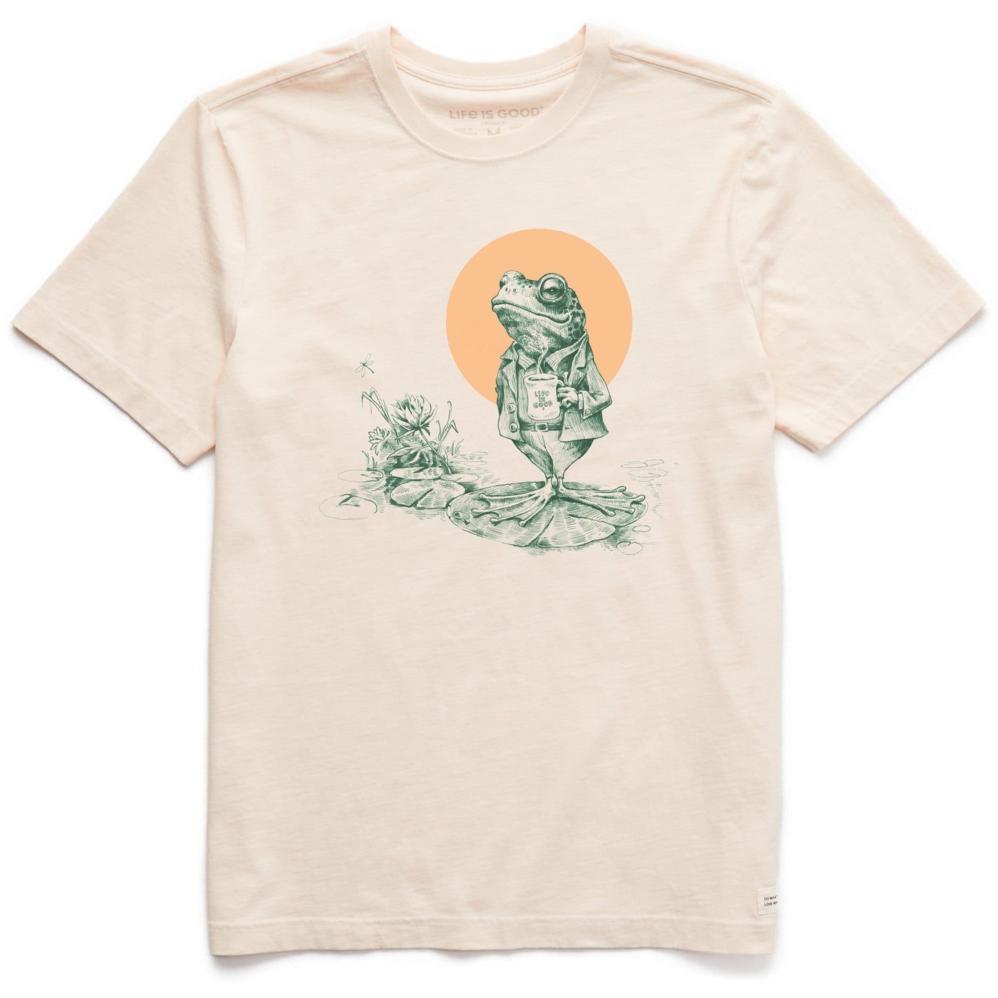 Men's Frog Coffee Short Sleeve Crusher Tee