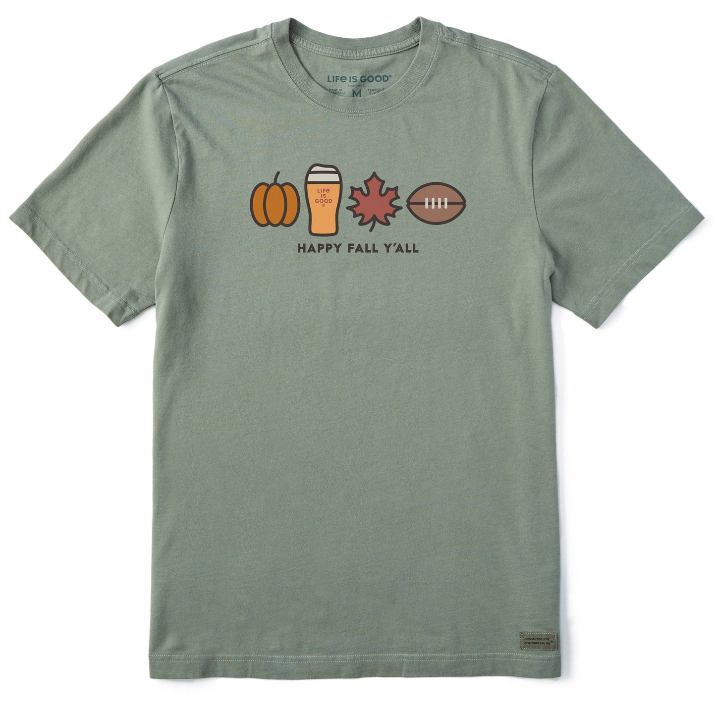 Men's Happy Fall Icons Short Sleeve Tee