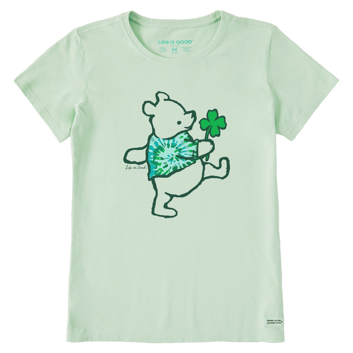 Women's Winnie with Clover Short Sleeve Crusher Tee