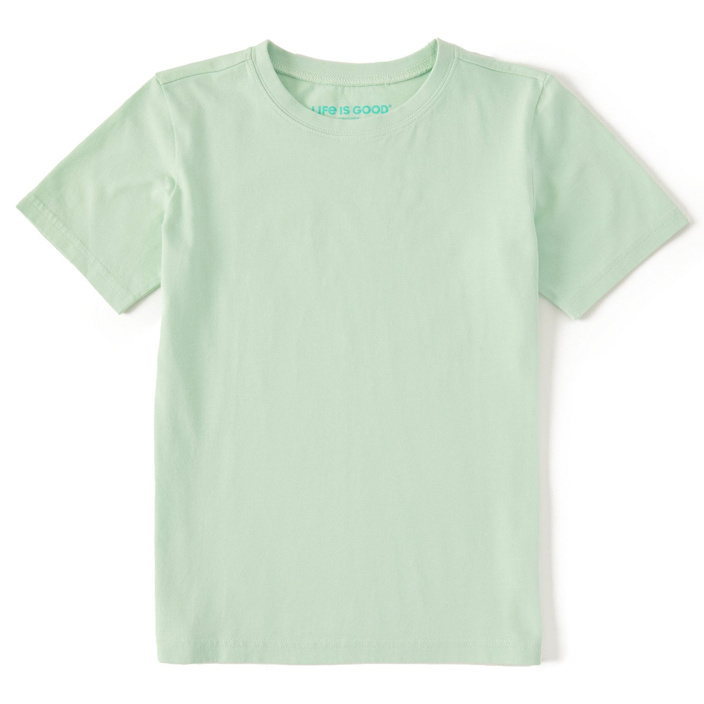 Kids Solid Short Sleeve Crusher Tee