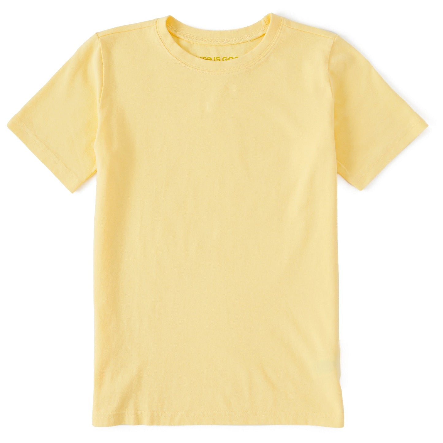 Kids Solid Short Sleeve Crusher Tee