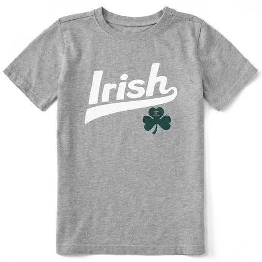 Kids Ballyard Irish Clover Short Sleeve Crusher Tee