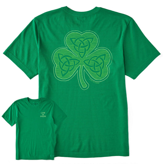 Men's Fineline Celtic Clover Short Sleeve Crusher Tee