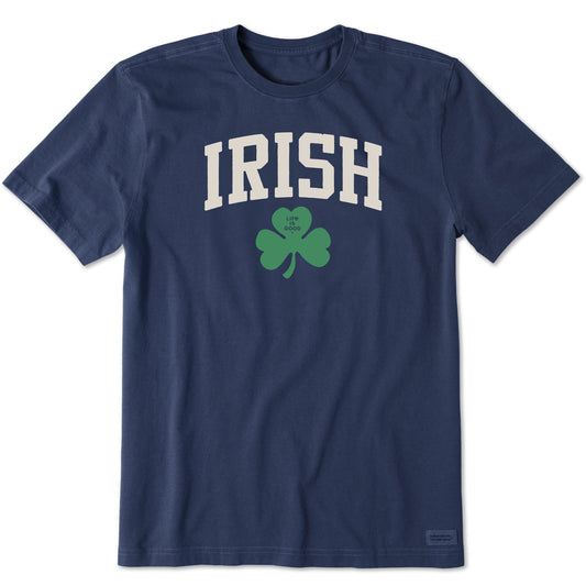 Men's Irish Clover Short Sleeve Crusher Tee