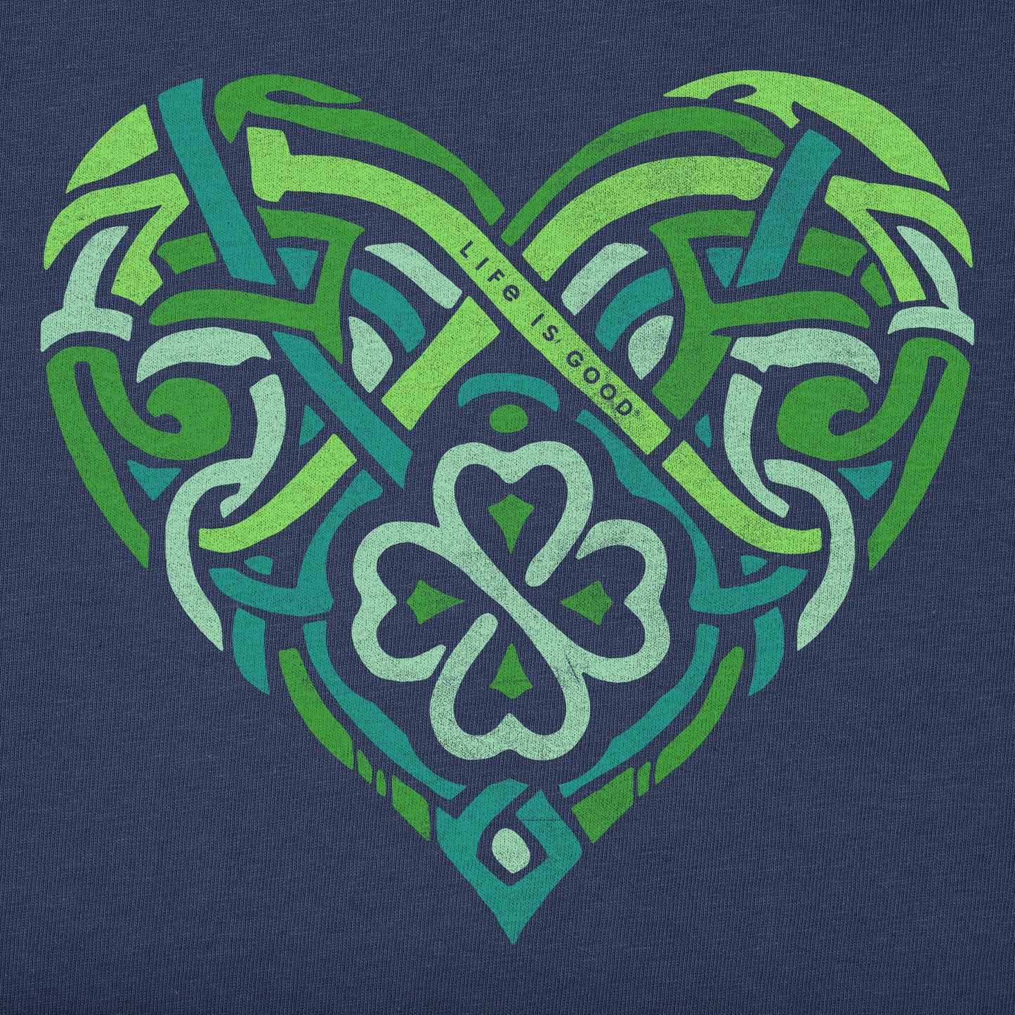 Women's Celtic Heart Short Sleeve Crusher Boxy Tee