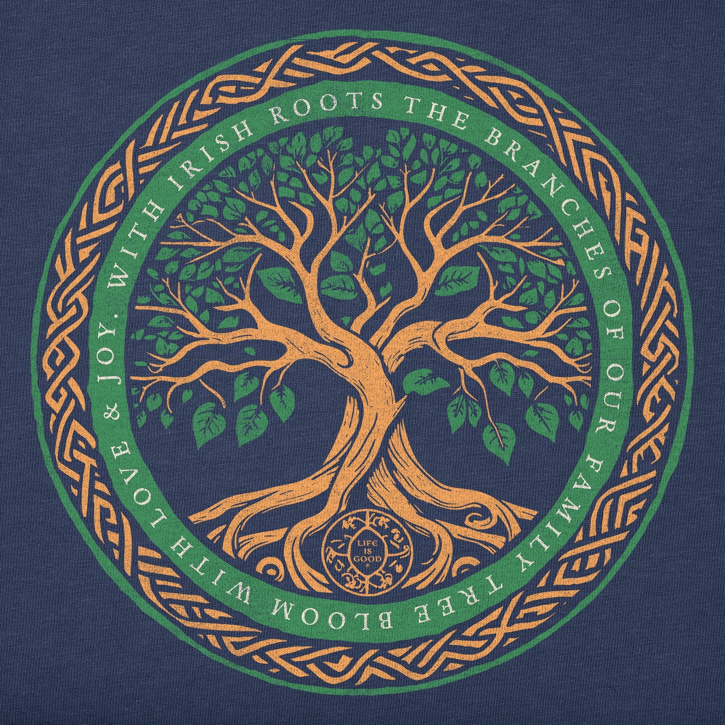 Women's Irish Roots Bloom Tree Simply True Crew