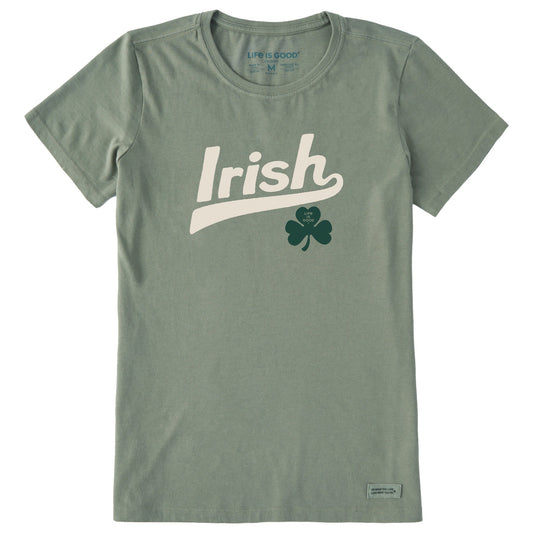 Women's Ballyard Irish Clover Short Sleeve Crusher Tee
