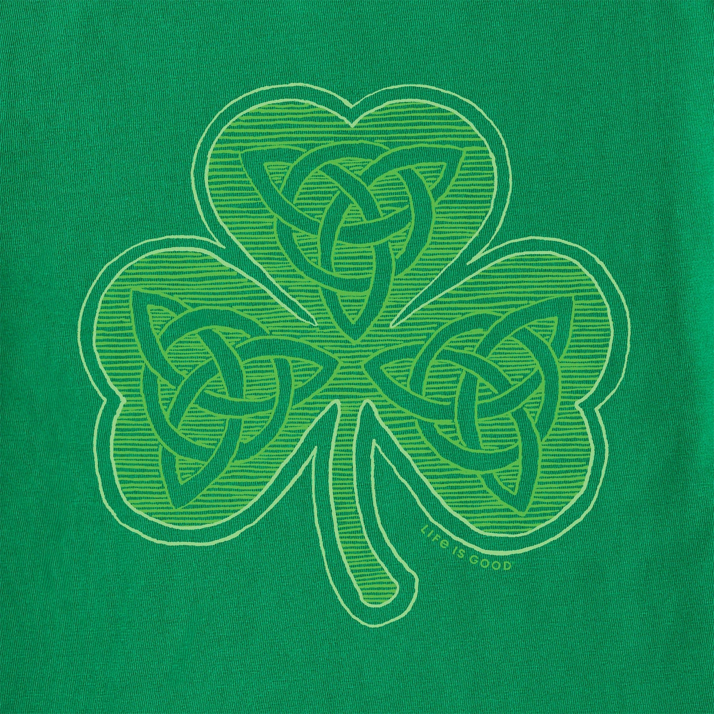 Women's Fineline Celtic Clover Short Sleeve Crusher Tee