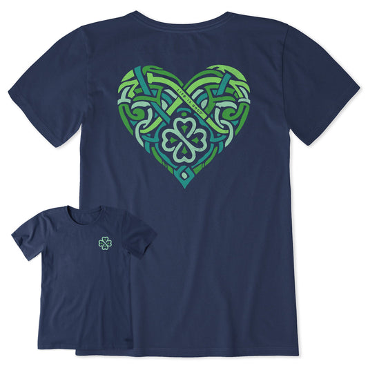 Women's Celtic Heart Short Sleeve Crusher Tee