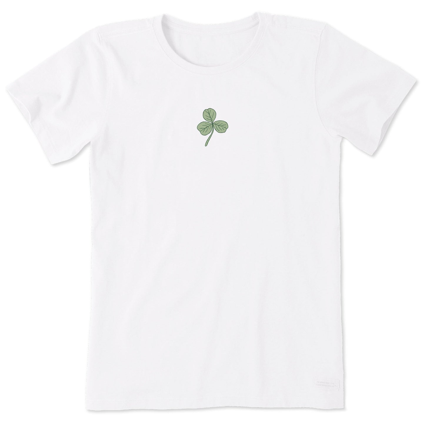 Women's Fineline Clover Short Sleeve Crusher Tee