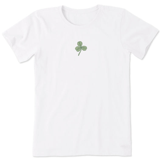 Women's Fineline Clover Short Sleeve Crusher Tee