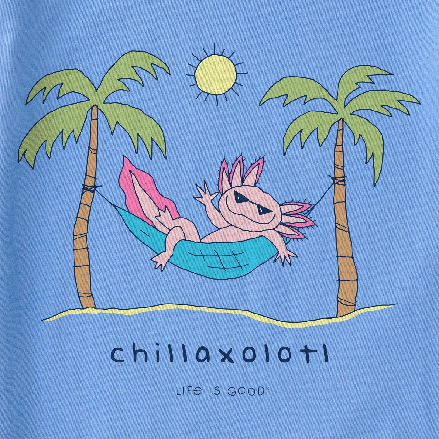 Kids Chillaxolotl Short Sleeve Crusher Tee