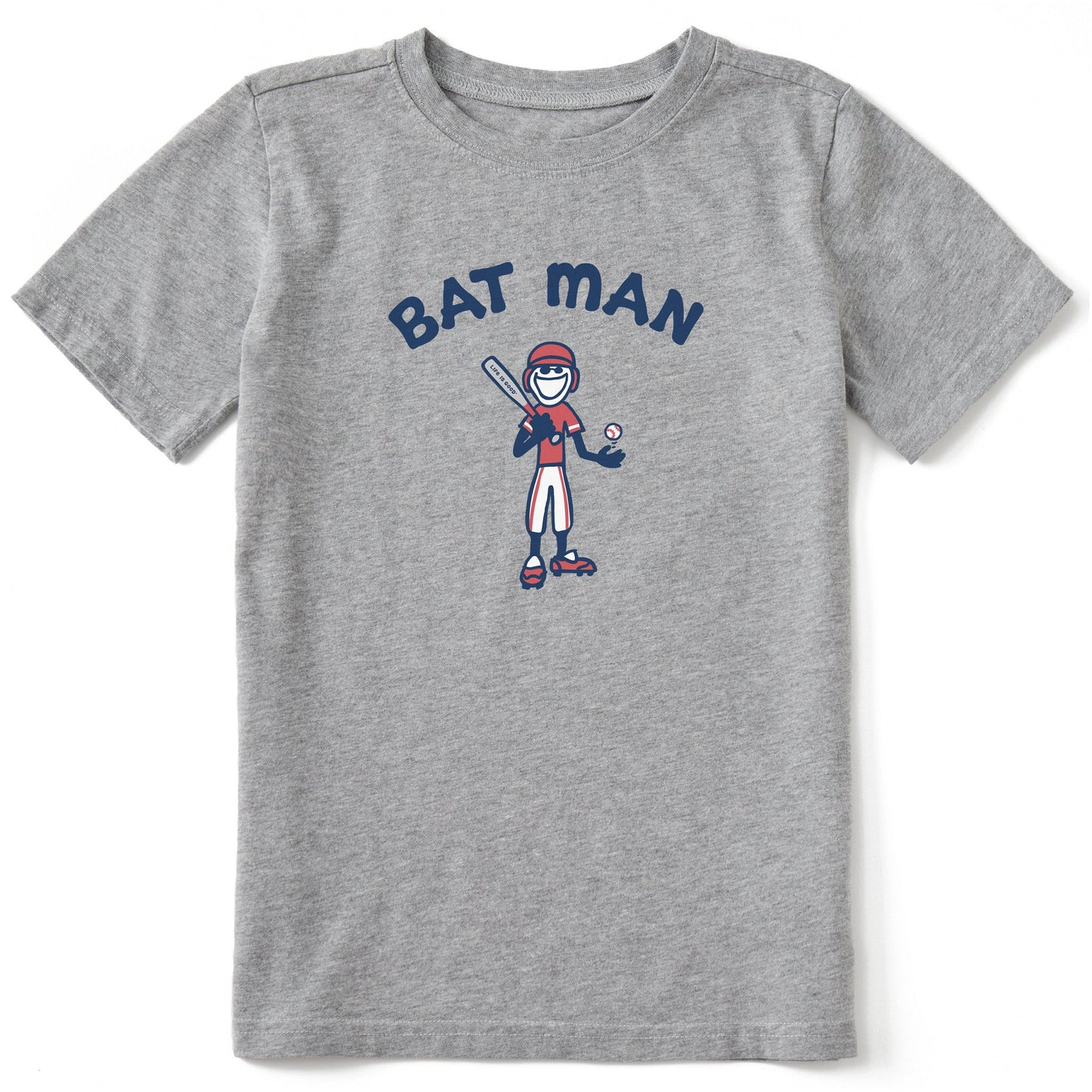 Kids Jake Bat Man Short Sleeve Crusher Tee