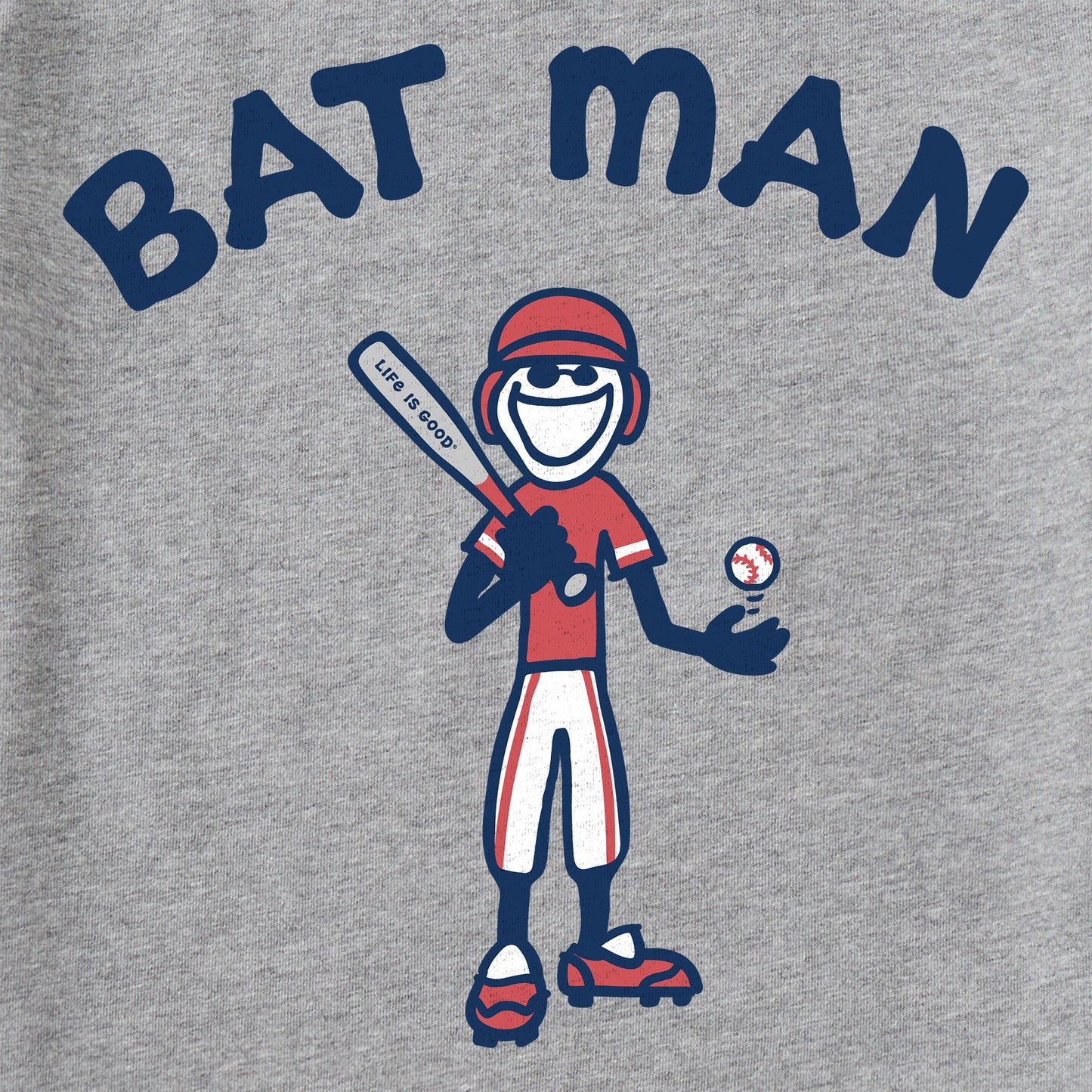 Kids Jake Bat Man Short Sleeve Crusher Tee