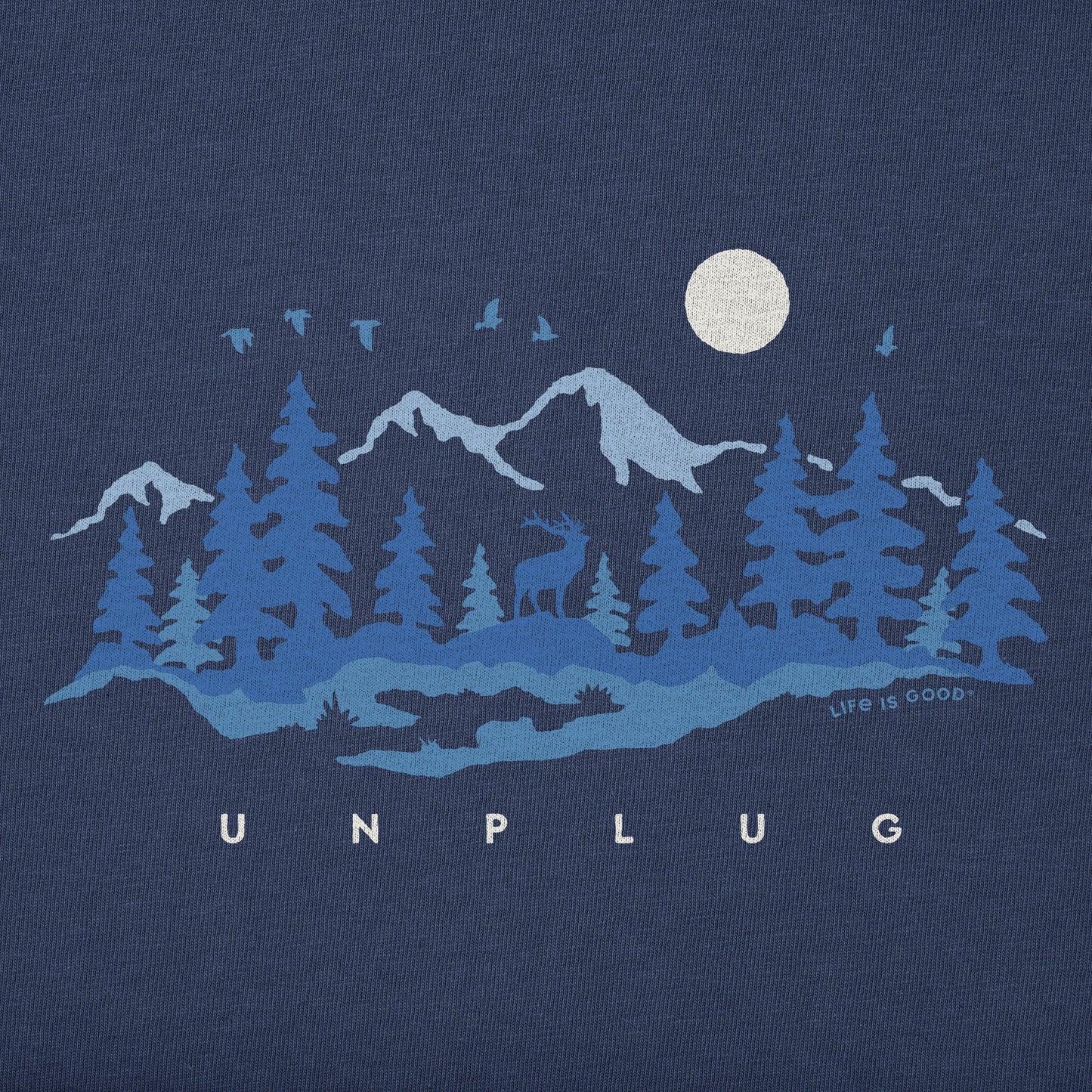 Men's Unplug in the Outdoors Long Sleeve Crusher Tee