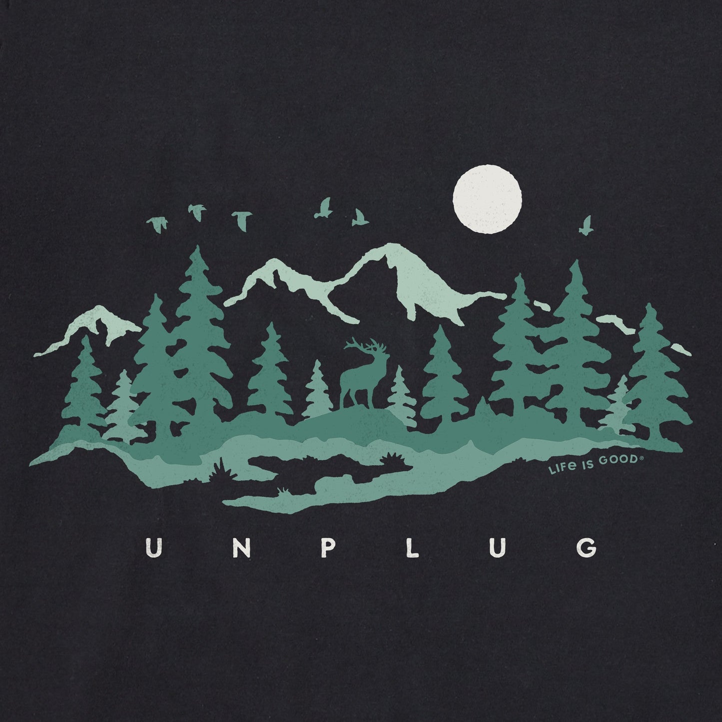 Men's Unplug in the Outdoors Short Sleeve Tee