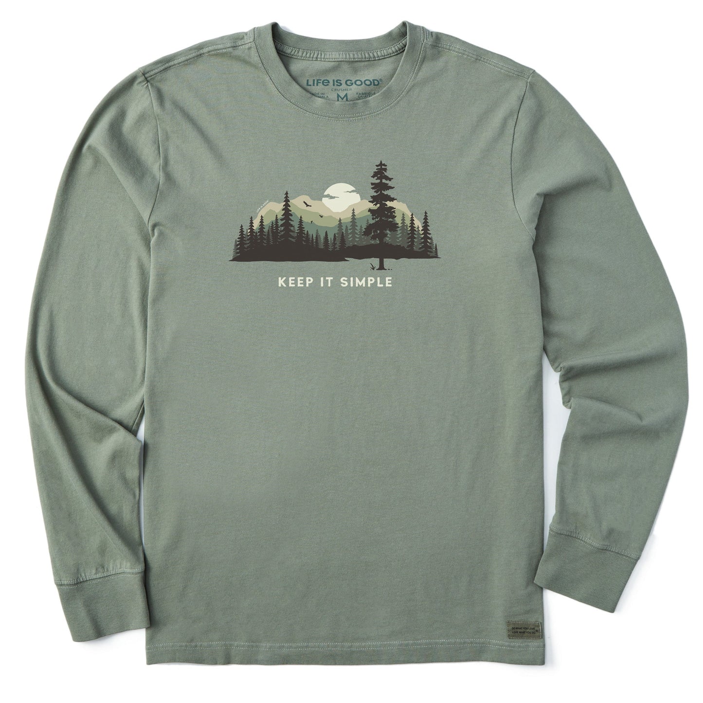 Men's Keep it Simple Evergreen Silo Long Sleeve Tee