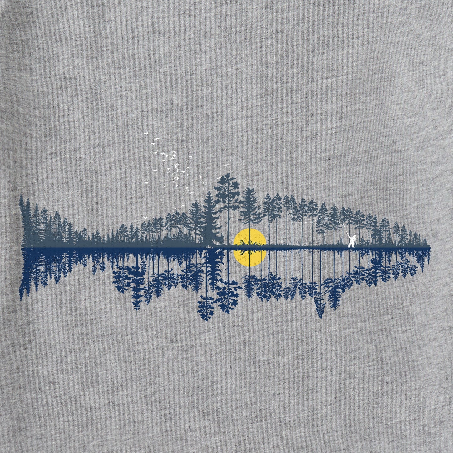 Men's Fishscape Long Sleeve Crusher Tee