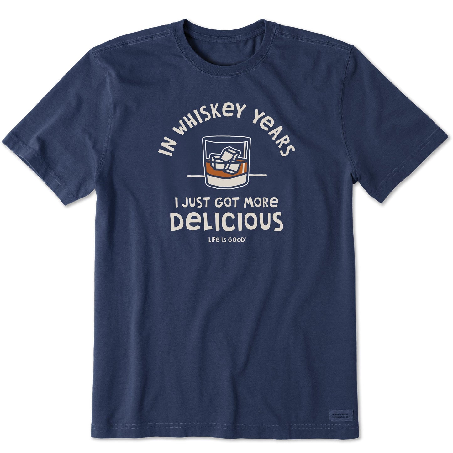 Men's Whiskey Years Short Sleeve Crusher Tee