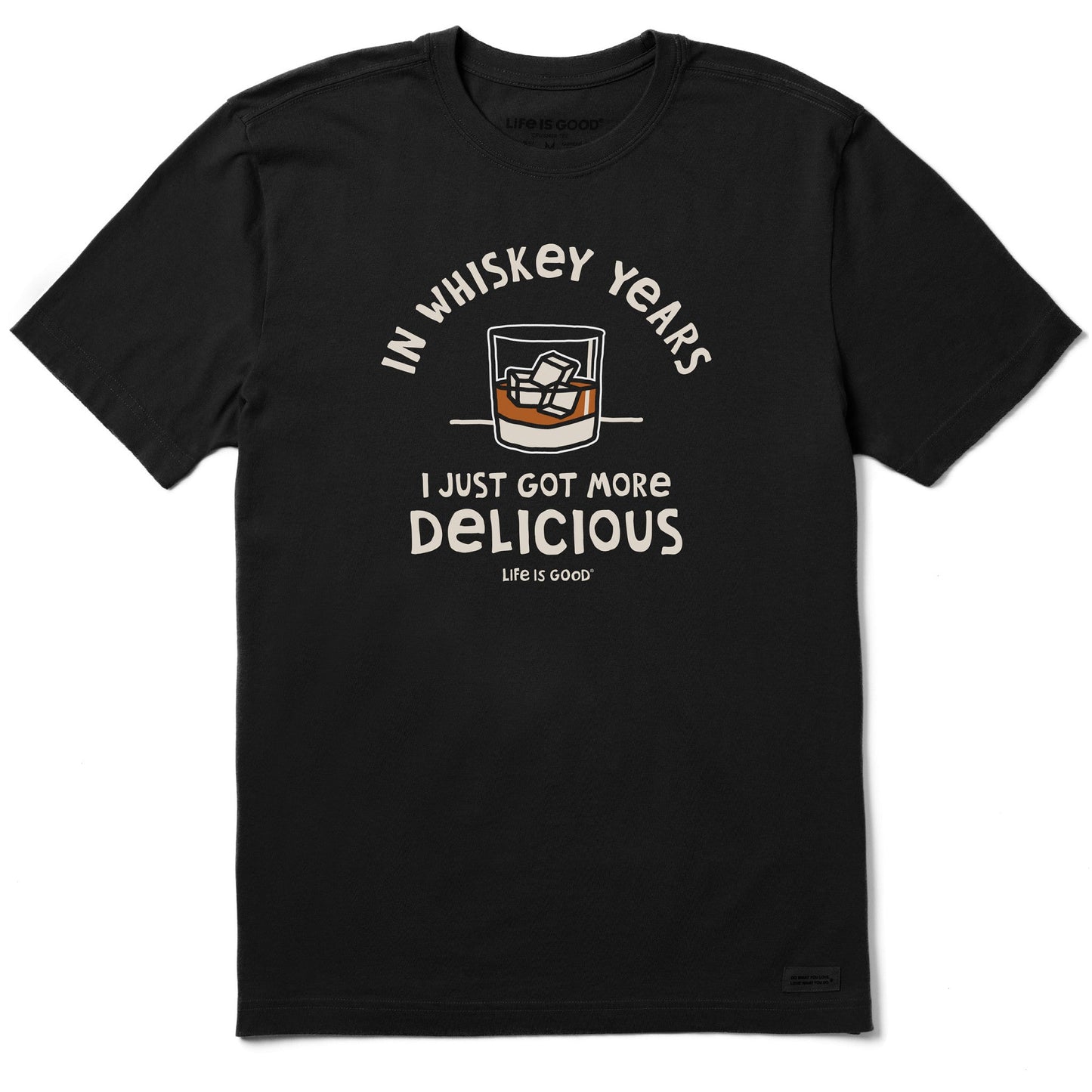 Men's Whiskey Years Short Sleeve Crusher Tee