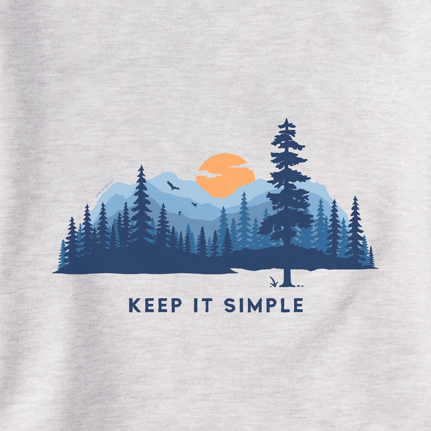 Men's Keep it Simple Evergreen Silo Simply True Fleece Crew