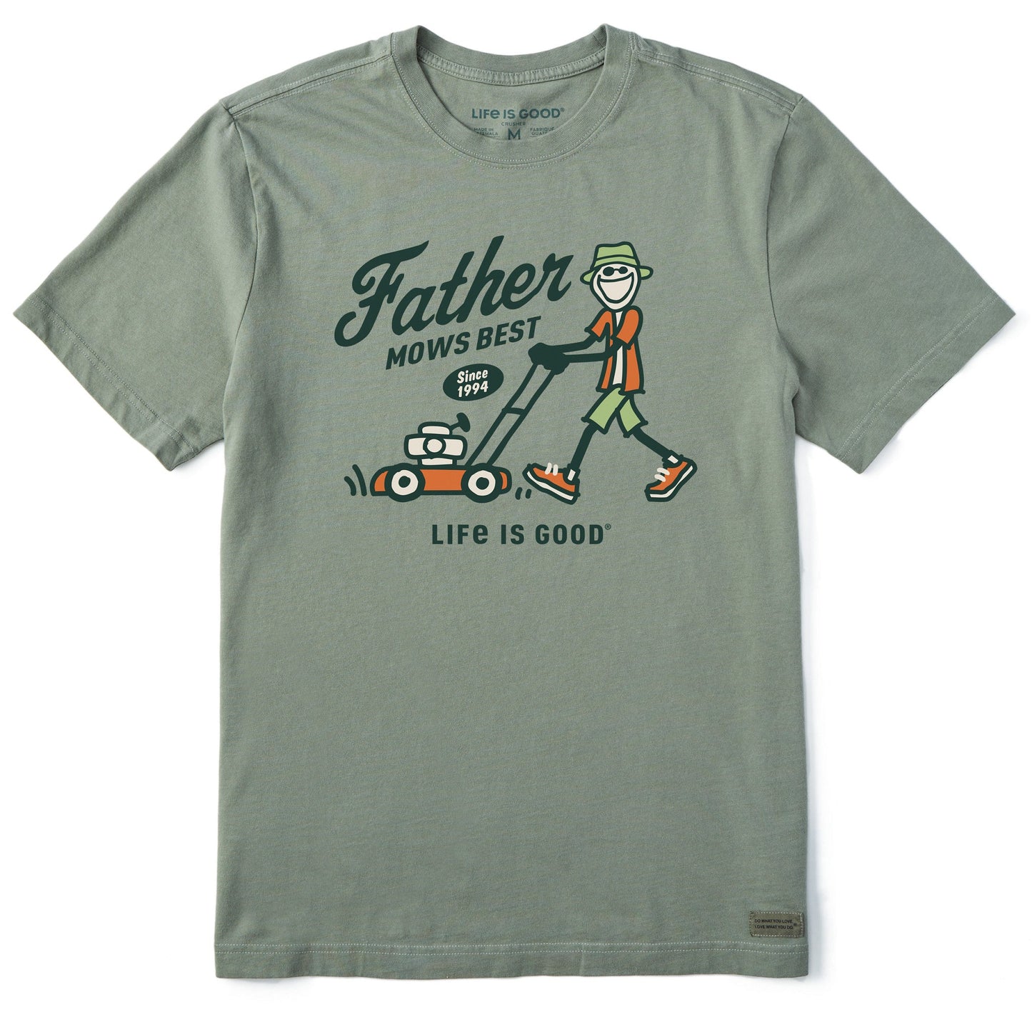 Men's Father Mows Best Short Sleeve Tee